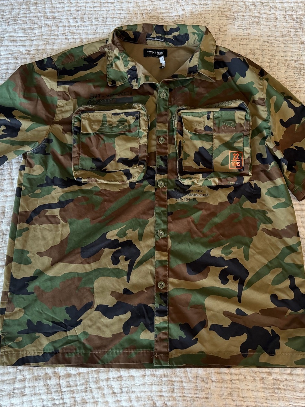SMOKE RISE Camo Shirt
